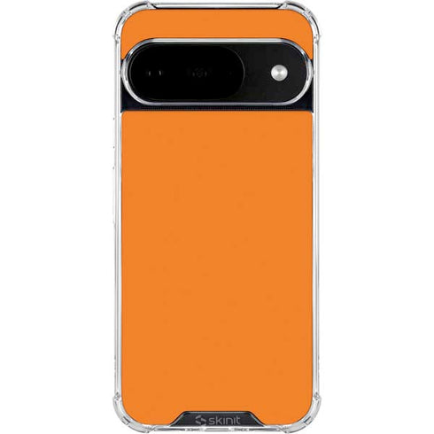Orange Google Pixel 10 Clear Case